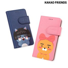 [S2B] KAKAOFRIENDS Diary Case2 for iPhone_ Card Slot  Protective Cover for iPhone 12/12Pro/12Mini/11/11Pro/11 Pro Max/XR, Made in Korea